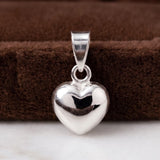 92.5 Sterling Silver Classic Heart Pendant