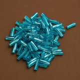 850 Pcs Nippon Seed Beads Twisty Buggles Light Turquoise