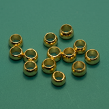 720 Pcs Brass Crimp Beads For jewellery making, beadwork, and DIY craft projects.