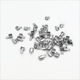 100 Pcs 5x4mm, Steel Cord Ends