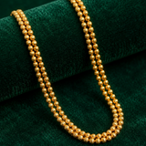 2 Strings 3-8mm Brass Kharbuja Gold Beads