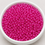 50gm 8/0 Preciosa Hot Pink Seed Beads