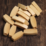 100 Pcs, 20x8mm Colored Wooden Beads Rectangle