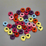 100 gm, 6mm Acrylic Round Hearl Beads Multicolor_alp-26_1