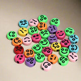 100 gm, 9mm Acrylic Round Smiley Beads_ALP-25_1