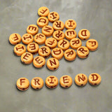 100 gm, FRIEND Acrylic Alphabet Beads 9mm_ALP-17_1