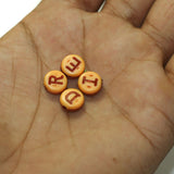 100 gm, FRIEND Acrylic Alphabet Beads 9mm_ALP-17