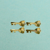 12x6mm Brass Key Charms