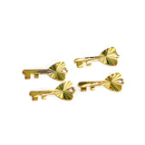 12x6mm Brass Key Charms