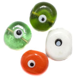 15 Eye Disc Beads Assorted 18-20mm