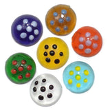 60+ Bump Dotted Cabochon Beads Assorted 15mm