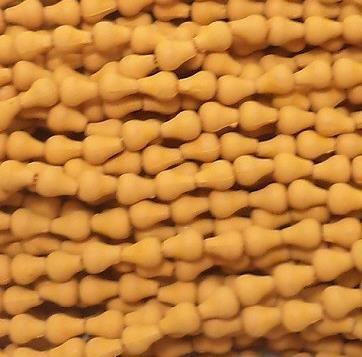 1200+Pcs, 6x5mm Light Chocolate  Acrylic Drop Beads_jaunty_ACRB-592