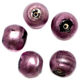 25 Pcs, 14mm Candy Round Beads Pink