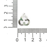 15mm Brass Desi Flower Charms