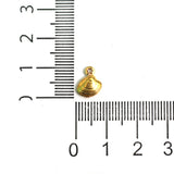 10x7mm Brass Seep Charms