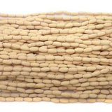 15 Strings, 5x2mm NavajoWhite Acrylic Oval Beads_jaunty01_acrb-619_1