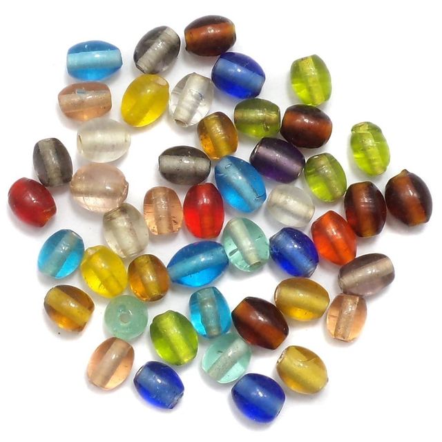 850+ Mini Oval Beads Assorted 6x5mm