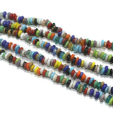 5 Stings Donut Beads Assorted Opaque 5-8mm