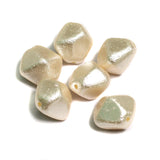 20 Pcs, 17x19mm Off White Pearl Coated Acrylic Beads_acpb-200_1