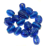 95+ Plain Beads Blue 10-18mm
