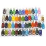 Preciosa Seed Beads Mini Bottles 50 Colors Combo