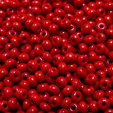 240 Pcs, 5mm Preciosa Seed Beads Opaque Dark Red 4`0