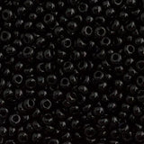 240 Pcs, 5mm Preciosa Seed Beads Opaque Black 4`0