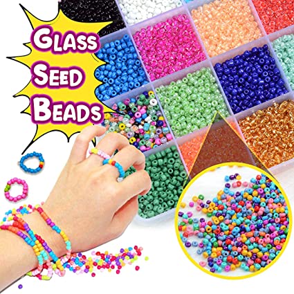 15 Color, 11/0 Neon & Opaque Glass Seed Beads Kit – beadsnfashion