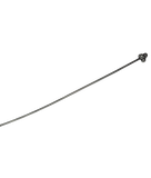 92.5 Sterling Silver 60mm Headpin with Flower OXIDIZED FINISH_bnf0048_3