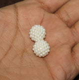 100 Pcs, 12mm Acrylic Pearl Beads
