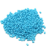 100 Gm Acrylic Seed Beads Sky Blue 3x2 mm