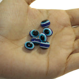 10x7mm Blue Oval Acrylic Eye Beads