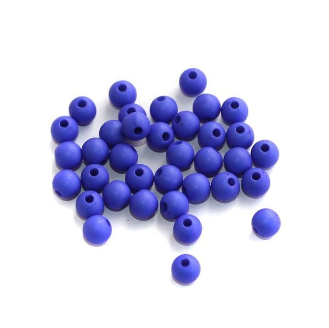 200 Pcs, 5mm Blue Acrylic Round Beads
