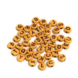 500 Pcs, 6mm Acrylic Round A to Z Alphabet Letter Beads