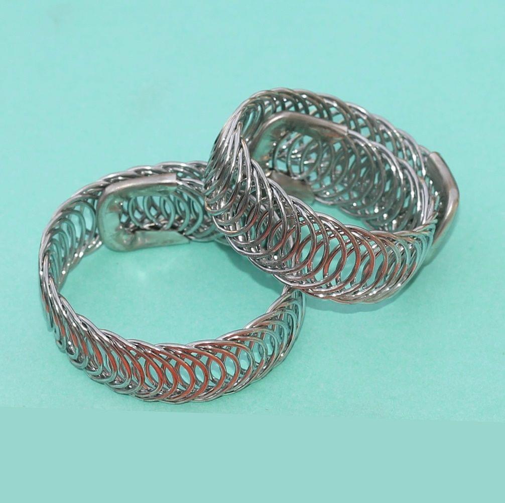 Stainless Steel Open Cut Heart Cuff Bangle Bracelet – Gigliotti Jewelers