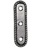 92.5 Sterling Silver 3 Hole Spacer 16x5mm