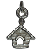 92.5 Sterling Silver House Charm-14mm
