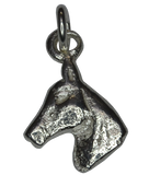 92.5 Sterling Silver Horse Charm 12x8mm