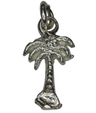 92.5 Sterling Silver Palm Charm 13x7mm