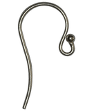92.5 Sterling Silver 0.7mm Wire Shepherd Ear wire