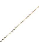 Sterling Silver Fine Flat Link Chain – 100 cms