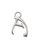 Sterling Silver Alphabet Charm A