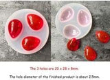 Silicone Drop Earring, Keychain and Pendants Resin Mold