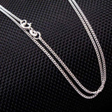 92.5 Sterling Silver Round Link Chain - 45 cms