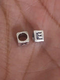 Sterling Silver Alphabet E Bead