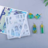 Silicone Casting Wave Pattern Pendant Resin Mold