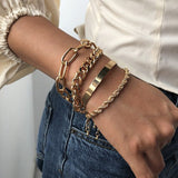Golden Chain Bracelets
