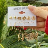 For Women Gold-Plated Drop Earrings