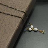 Black Chain AD Mangalsutra For Women