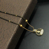 Black Chain AD Mangalsutra For Women